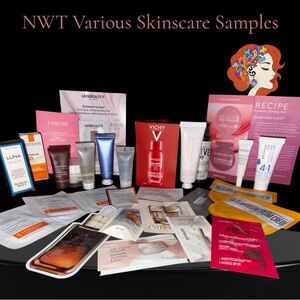 28 Assorted Skincare Trial Size & Samples Set from lots of Brands Name NWT